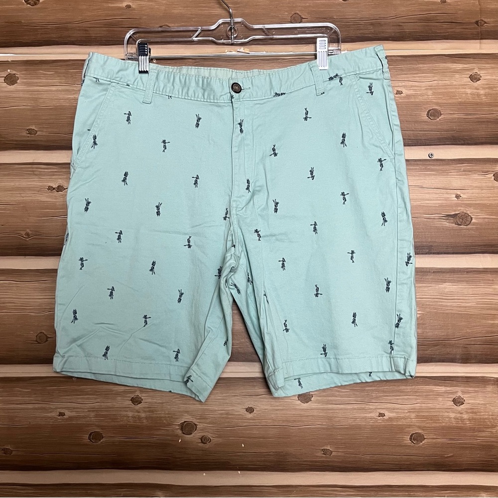 5/$20 George men green shorts size 40‎ 99% cotton 2% spandex made in Jordan